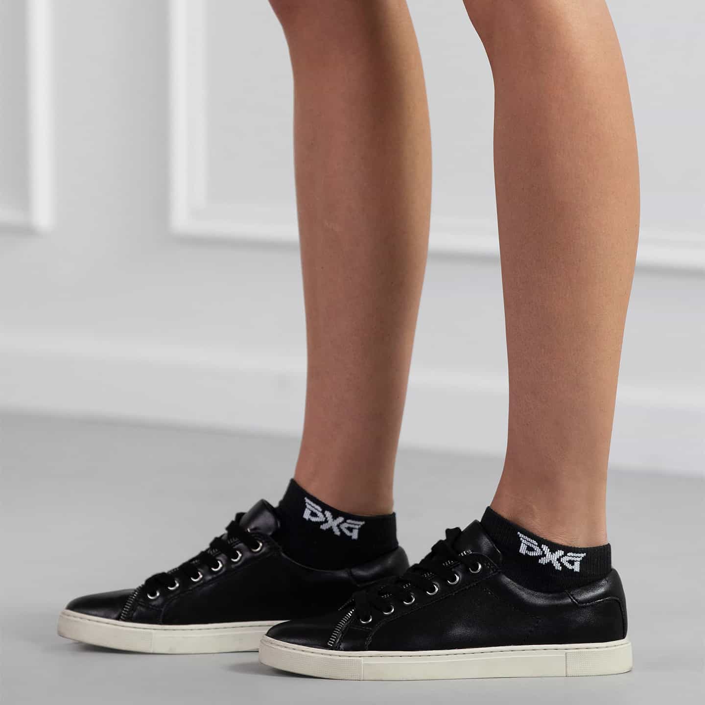 Women's Jacquard Logo Ankle Socks