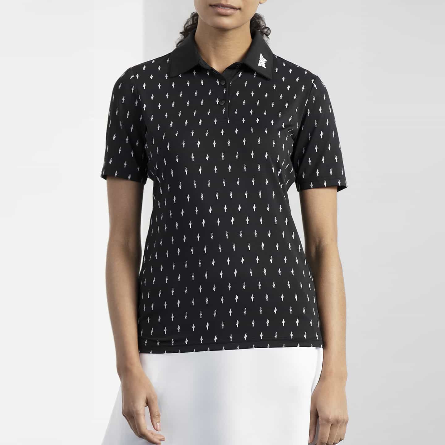 Women's Cactus Print Polo