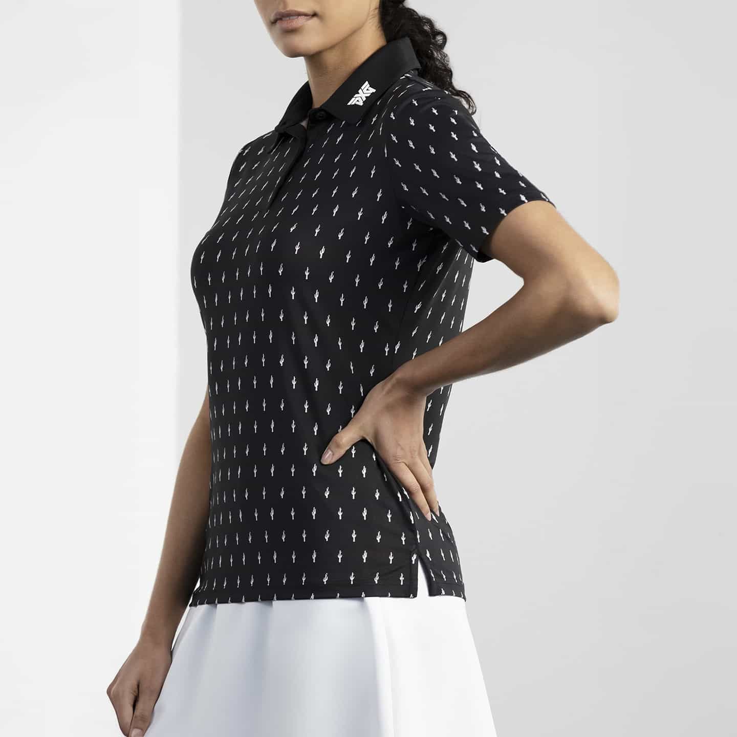 Women's Cactus Print Polo