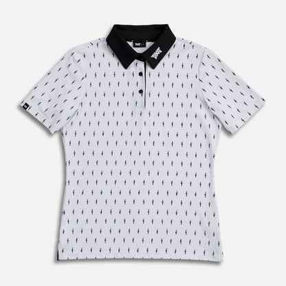 Women's Cactus Print Polo