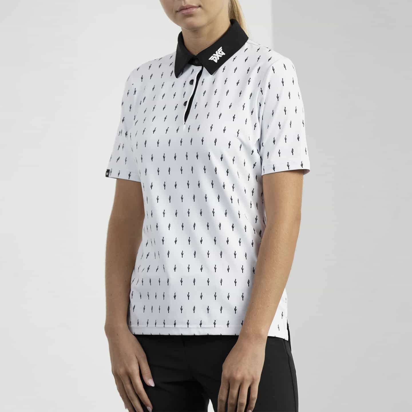 Women's Cactus Print Polo