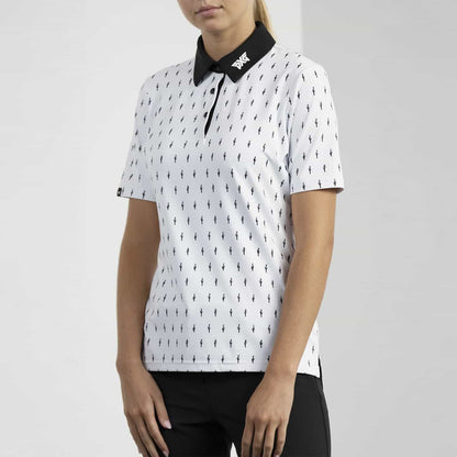Women's Cactus Print Polo