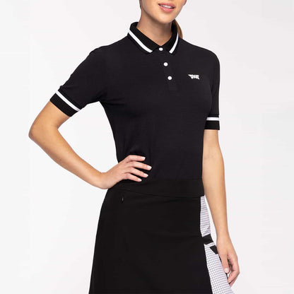 Women's Contrast Sleeve Polo