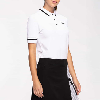 Women's Contrast Sleeve Polo