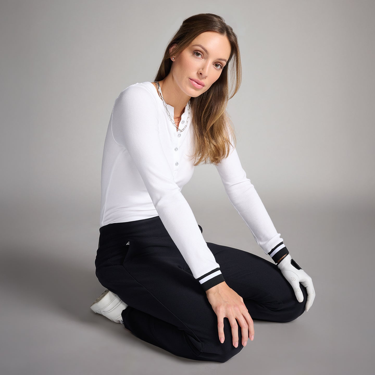 Women's Base Layer Henley Top