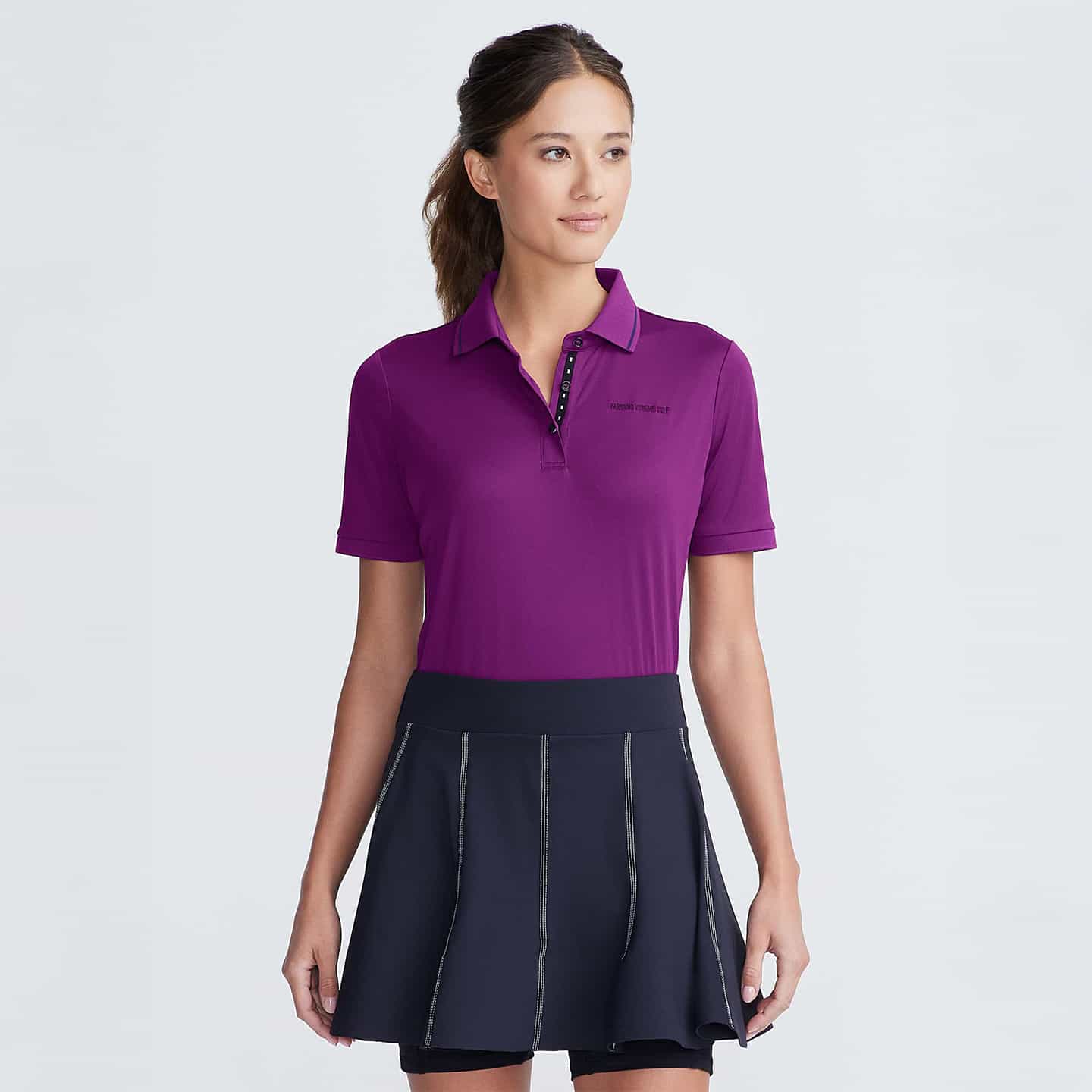 Women's Classic Ribbed Collar Polo