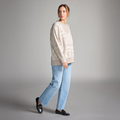 Women's All Over Logo Sweater