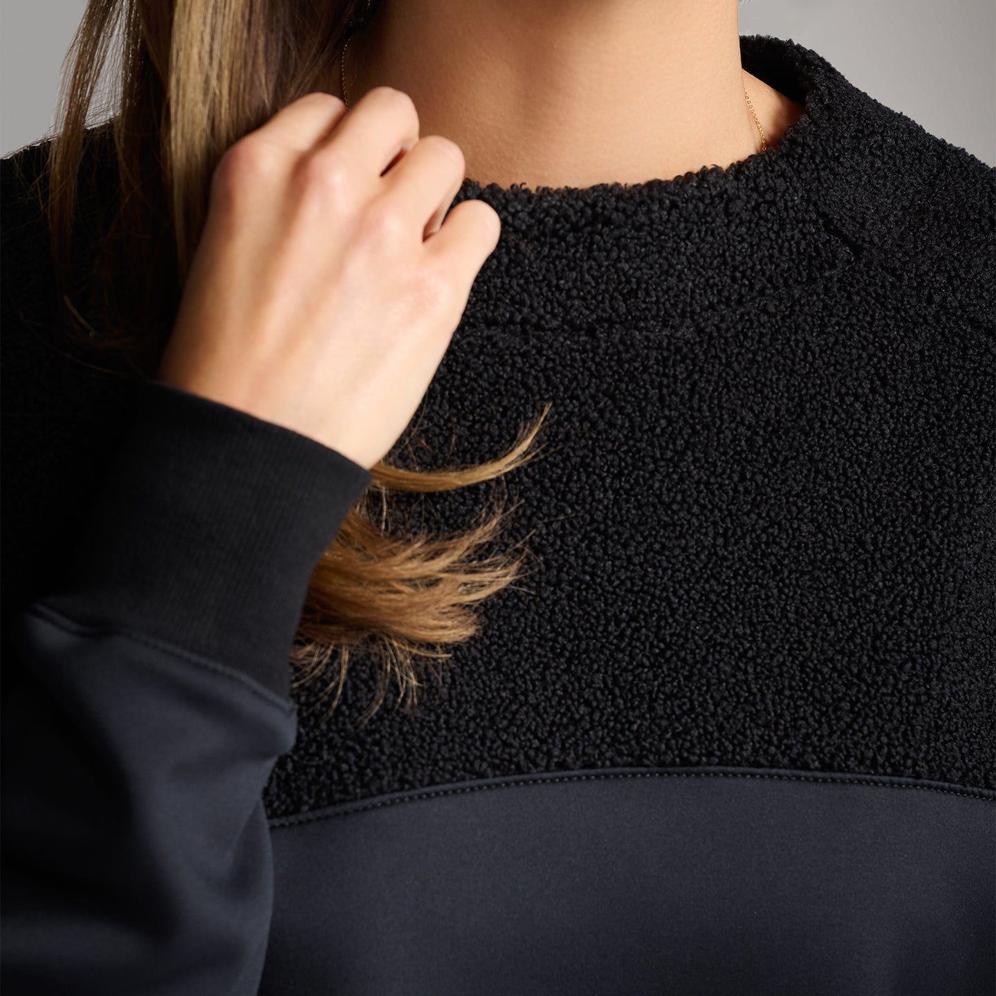 Women's Black Shadow Sweater