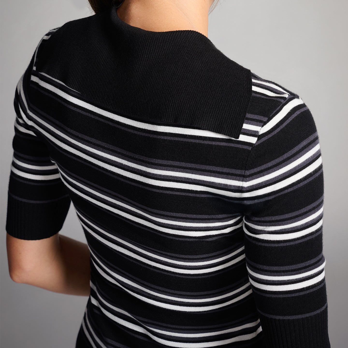 Women's Lapel Knitted Top