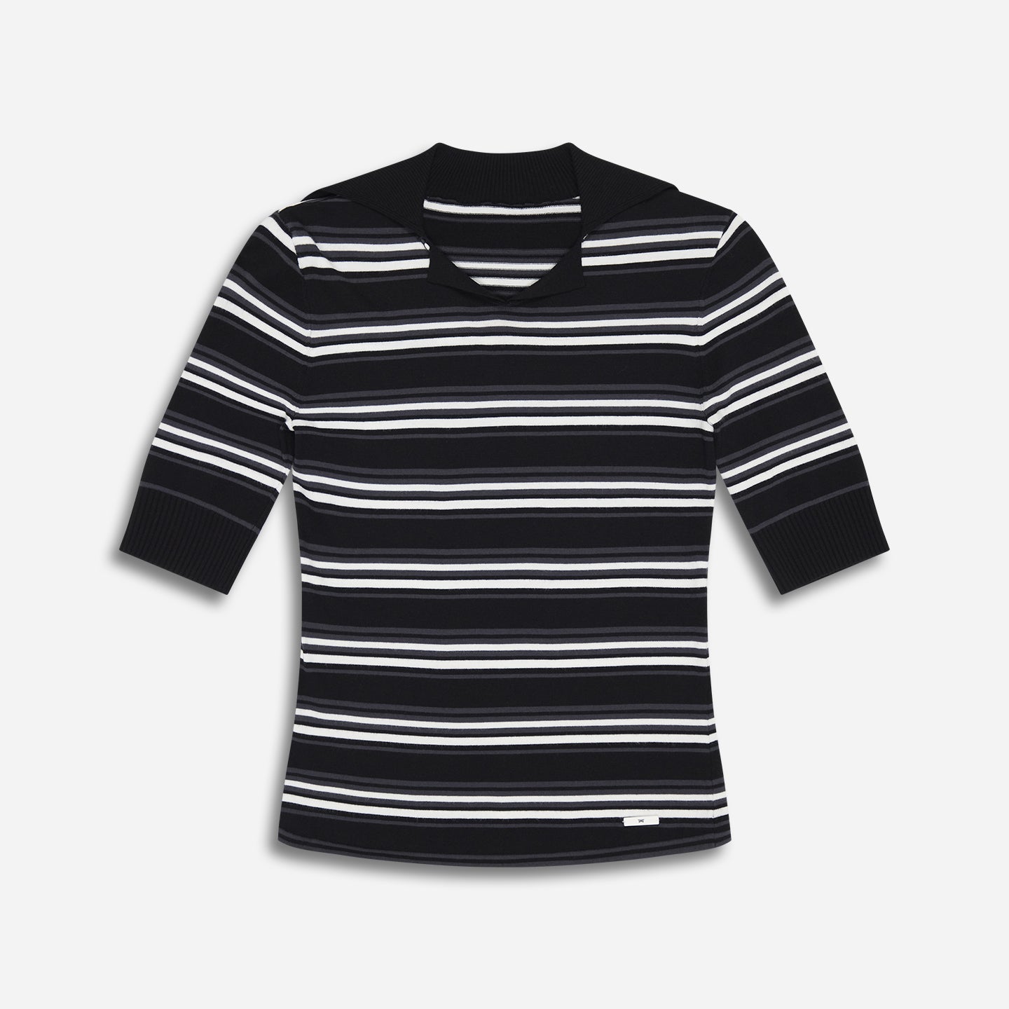 Women's Lapel Knitted Top