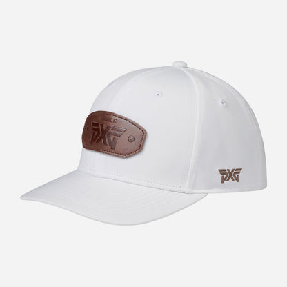 6-Panel Curved Bill Snapback Patch Cap