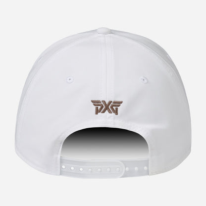 6-Panel Curved Bill Snapback Patch Cap