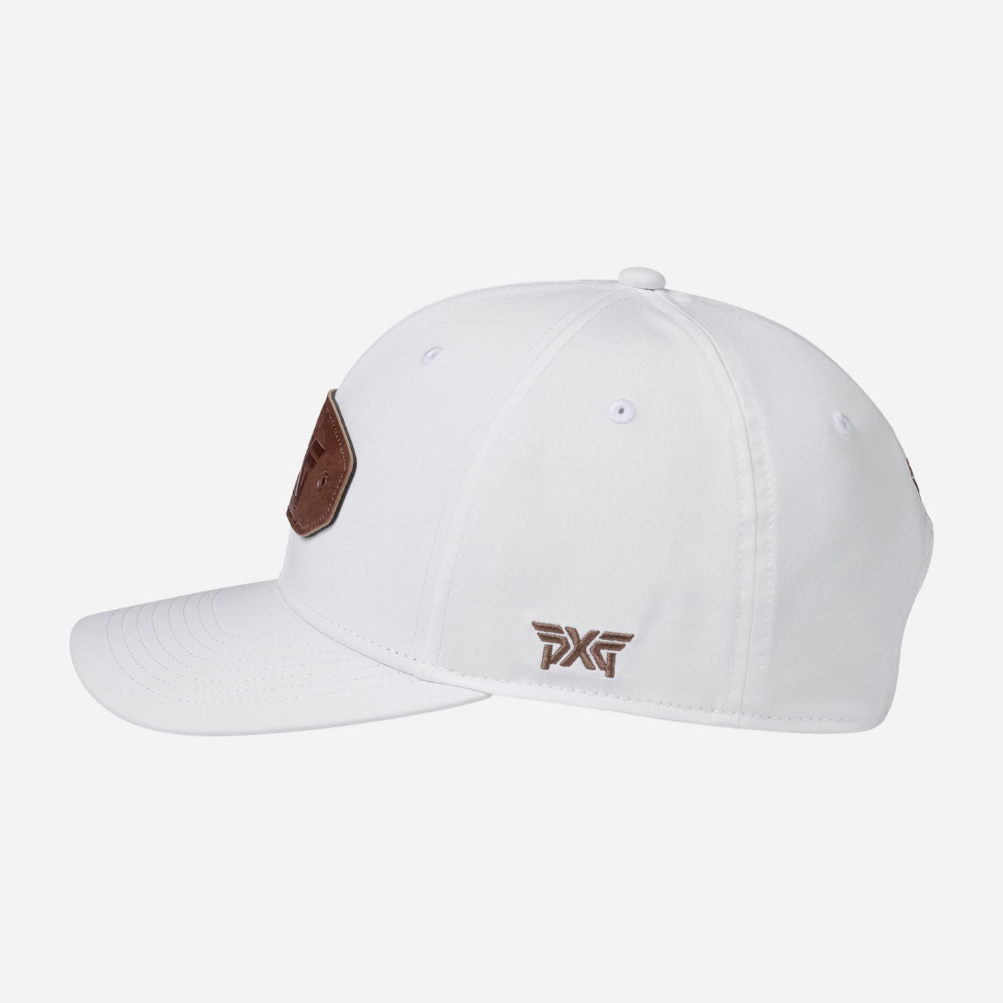 6-Panel Curved Bill Snapback Patch Cap