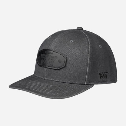 6-Panel Curved Bill Snapback Patch Cap