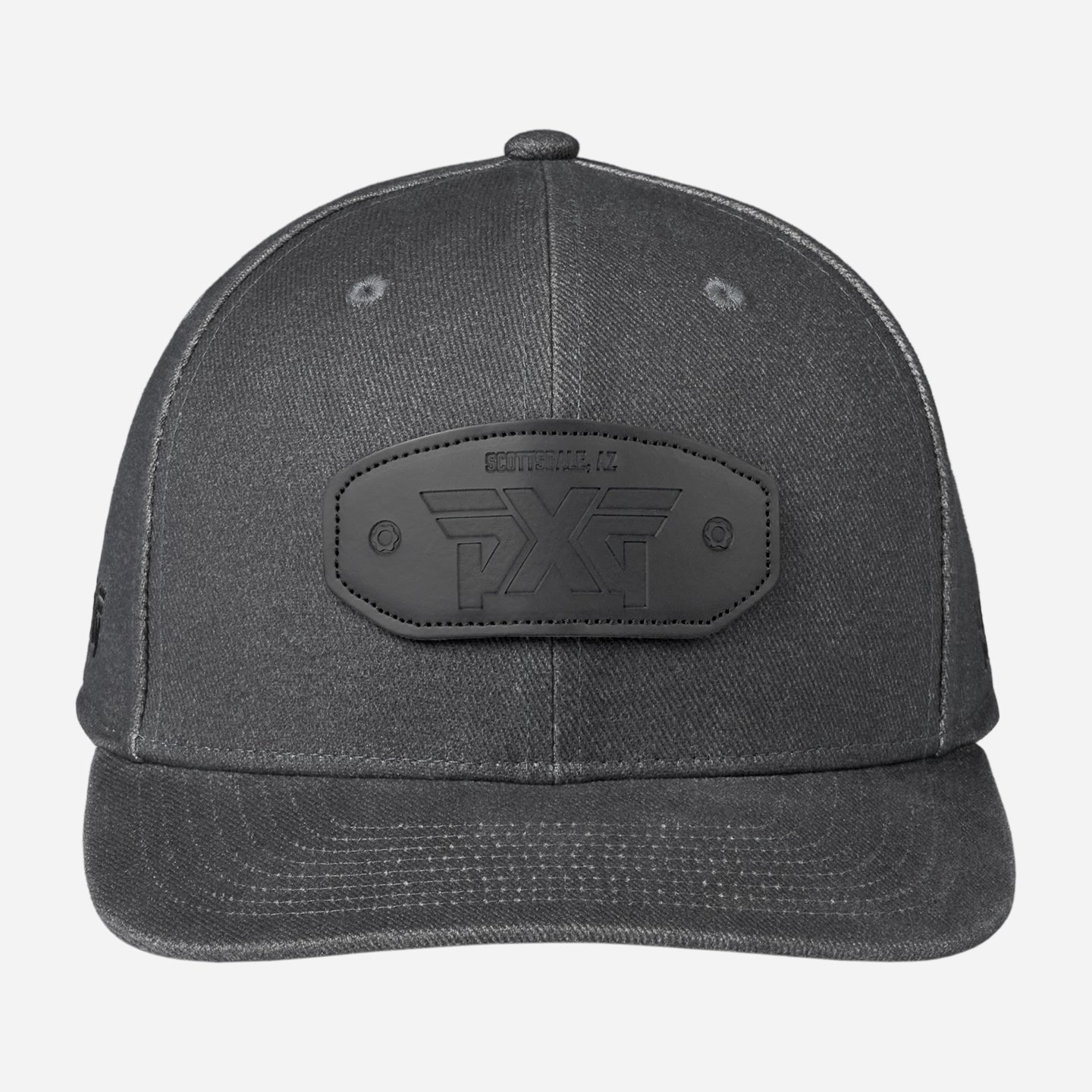 6-Panel Curved Bill Snapback Patch Cap