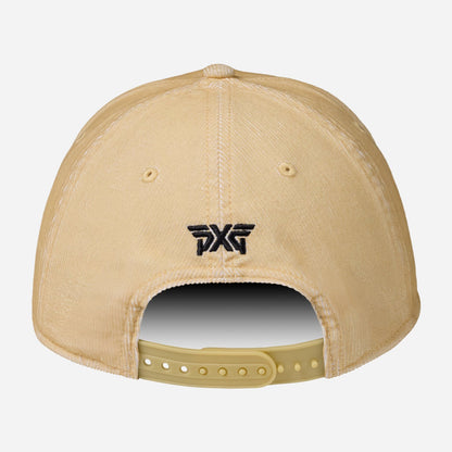 6-Panel Curved Bill Snapback Corduroy