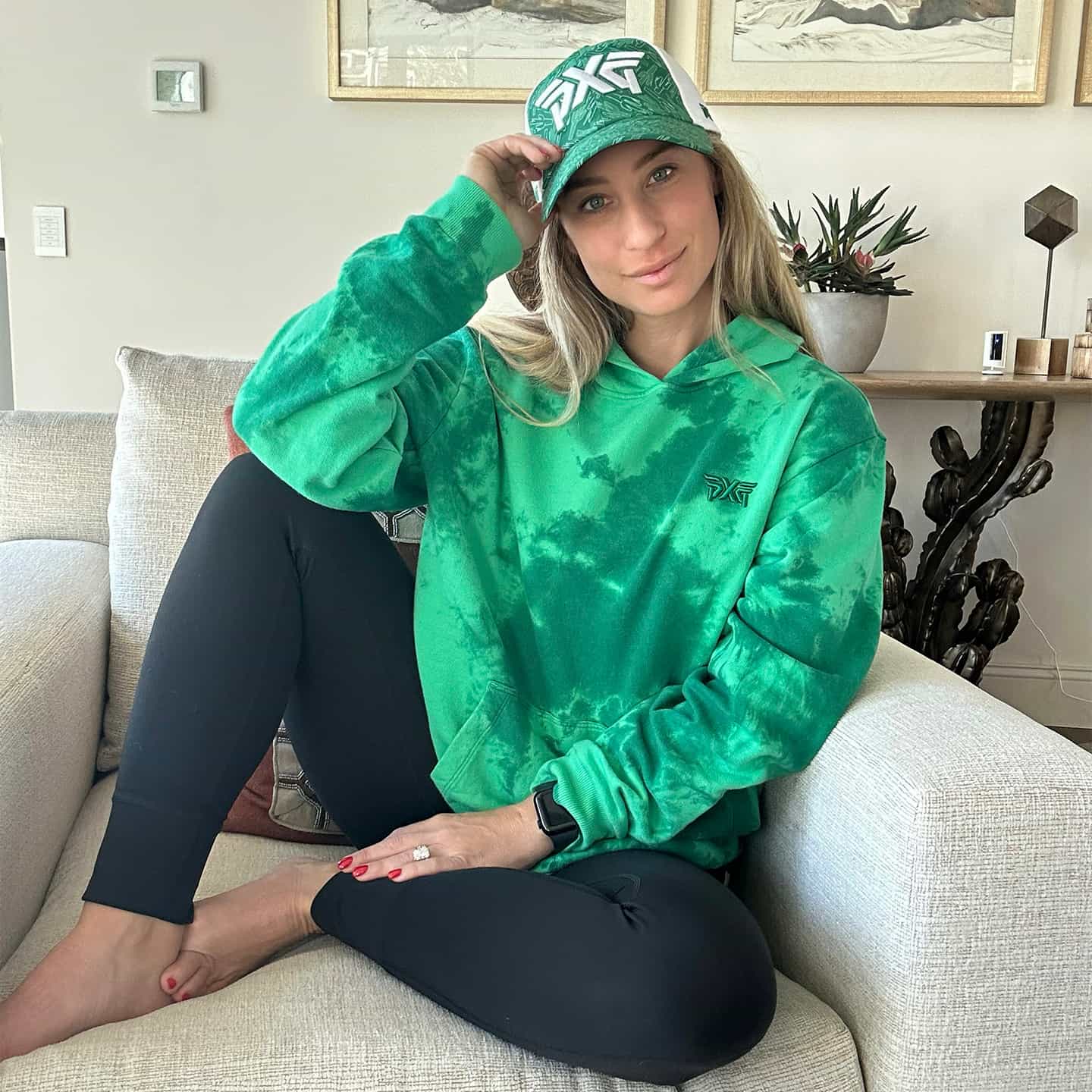 Unisex Tie-Dye Home Course Hoodie