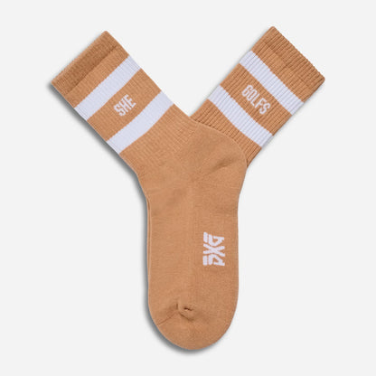 Women's #SheGolfs Crew Socks