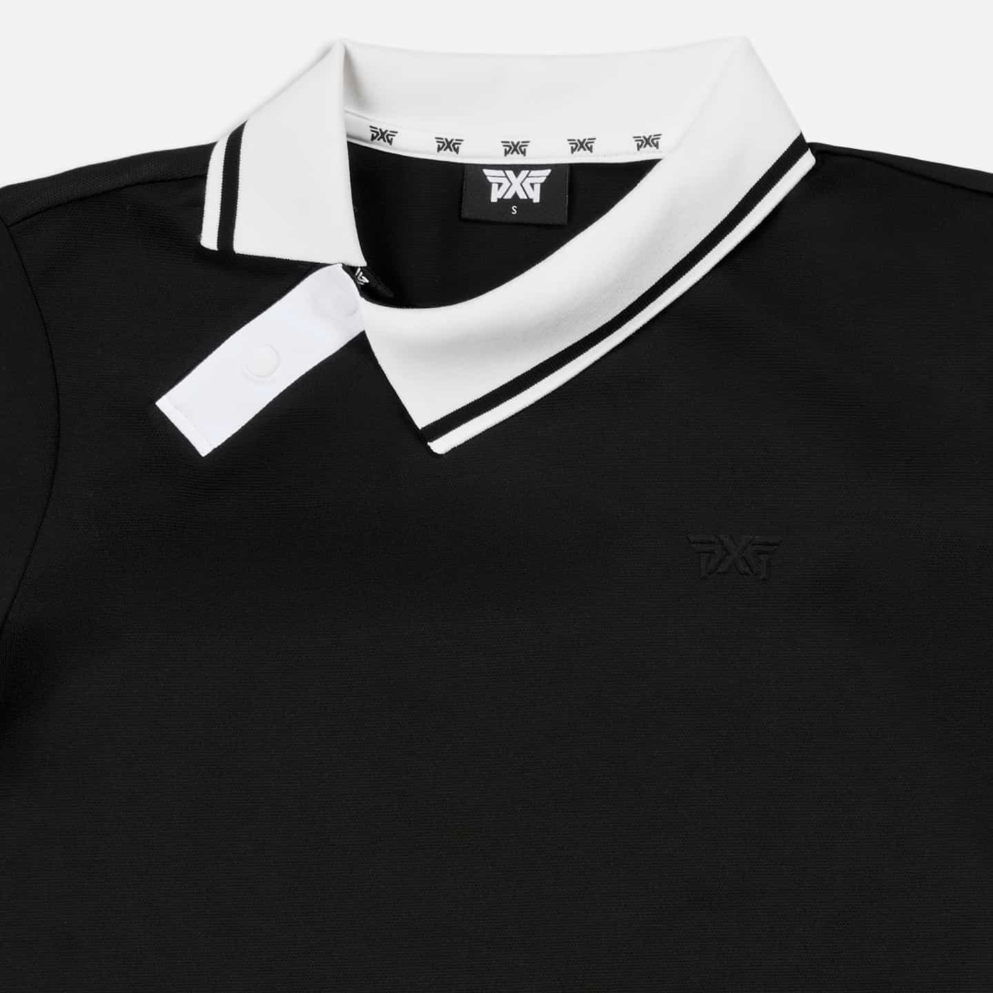 Women's Asymmetrical Snap Collar Polo