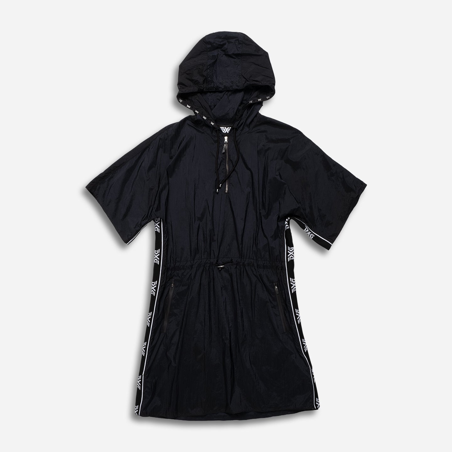 Women's Hooded Cinched Waist Dress