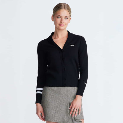Women's Rolled Collar Cardigan