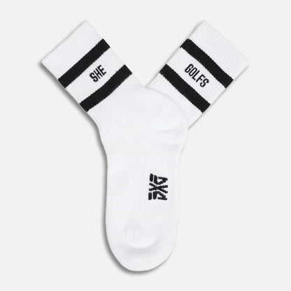 Women's #SheGolfs Crew Socks